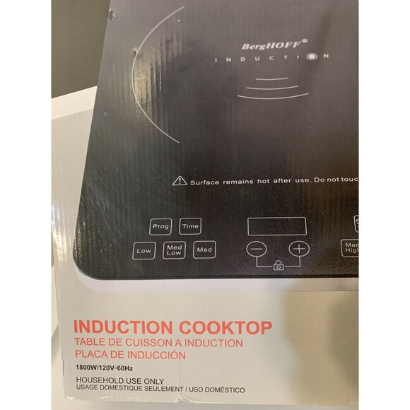 New Berghoff Tronic XL Induction Stove TFK,‎ Black - Picture 2 of 8